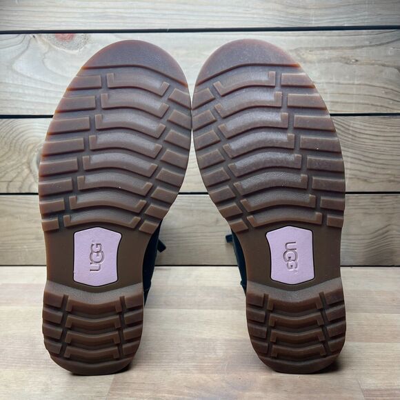 Womens UGG KOREN Black Leather Buckle Boots Size 6 - Picture 11 of 15